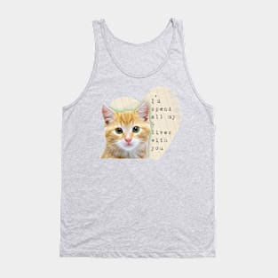 kitty cat love Tank Top